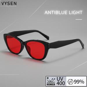 블루라이트 차단 안경 독서 수면 레드 렌즈 남녀공용 2025 럭셔리 브랜드 컴퓨터 게임 필터 보호 선글라스