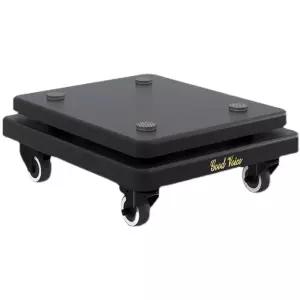 스피커 받침대 서브 방진 우퍼 사운드바 방진 스탠드 거치대 이층 25x35