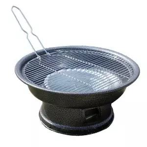 [골드스마일]숯불 화로 그릴 원형 불판 야외 바베큐 캠핑 연탄 석쇠