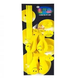 LED 스마일풍선 컵스틱 세트 (4입)