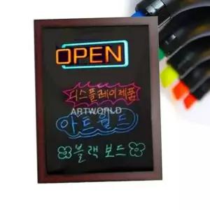 [알티피아]매장 벽걸이 메뉴판 칠판 블랙 보드 카페 홍보