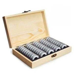 동전보관 케이스 기념 보관함 단일 코인 BN 동전 보관 홀더 50매입 단일상품 캡슐 토큰