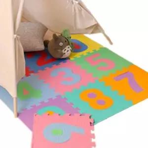 숫자 놀이방 아이 10P 매트 퍼즐 30X30cm 층간소음