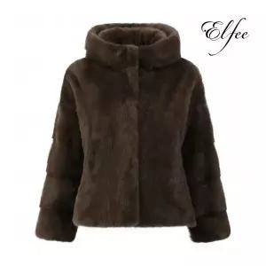 진도모피 진도 Elfee 풀스킨 휘메일 밍크 후드 자켓 E9W3EJ15 1144617