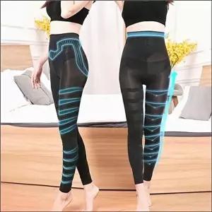 잘때압박스타킹 하이웨이스트 보정 허벅지 압박스타킹 종아리 수면스타킹 타이즈