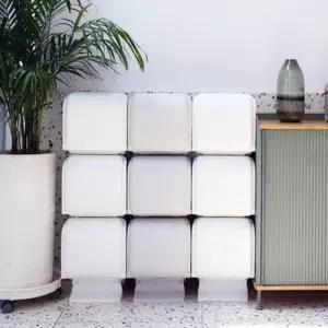 재활용 분리 원터치 쓰레기통 오픈 휴지통 수거함 3단 WFLPII2