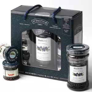 [1 28 수)순차출고]샹달프쨈 명품 과일 잼 선물세트 - 284g 1종 + 미니 멀티팩 28g) 6종 452g   선물박스