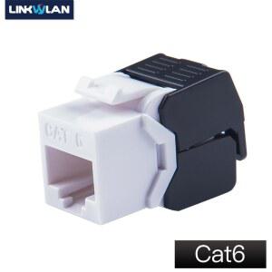 호환 UTP CAT6 키스톤 잭 RJ45 LSA 툴리스 유형 종단 필요 없음 펀치 다운 도구 페이스 플레이트 월 플레이트 빈 패치 패널에