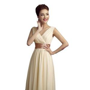 샤크팡 레드 쉬폰 연주드레스 성악 이브닝 스타일 공연 무대 유색