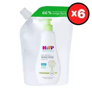 힙 베이비샌프트 바디 헤어 워싱젤 리필 400ml 6팩