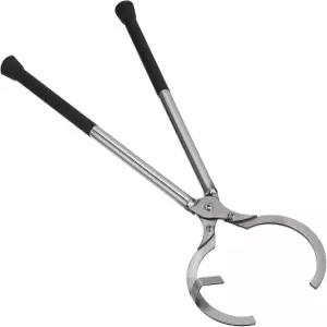 uxcell 18인치 용융 도가니 집게 용융로 3KG 흑연 금 은 구리 금속 주조 도구용