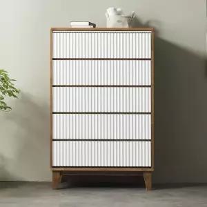 G4141 템바보드 원목 5단 서랍장 800 1color