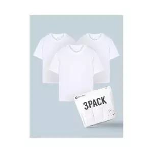 매장정품 탑텐 TOPTEN 공용) 코튼 베이직 반팔티 3PACK_MSE5TS3001 MSE5TS3001 194810