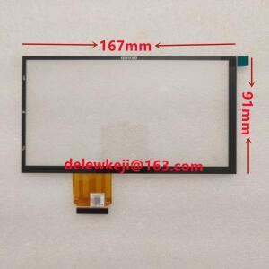 켄우드 라디오 자동차 오디오 DVD 플레이어 GPS 네비게이션용 유리 터치 스크린 패널 디지타이저 렌즈, 7