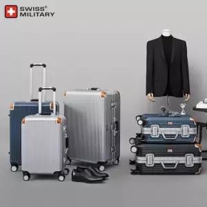 스위스밀리터리 기내용 여행용 알루미늄 캐리어 20인치 프리미엄 SM-C620N