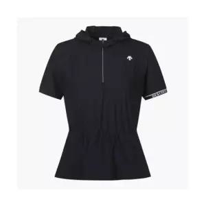 데상트 GOLF 여성 매쉬믹스 반팔 아노락 티셔츠 (DP22WFTS64) DP22WFTS64_BLKG 279938