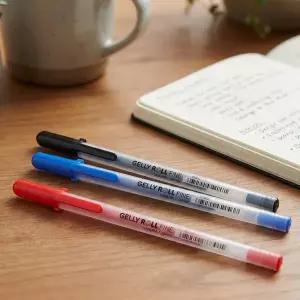 0.6mm 젤리 겔리롤펜 파인 다꾸 젤펜 12개입 3컬러