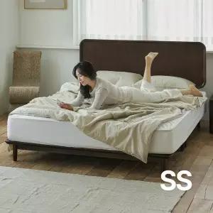 상일리베가구 빈센트 2100 원목 침대 슈퍼싱글 (본넬SS 매트포함)