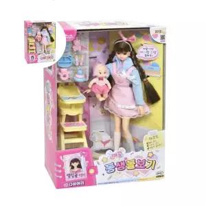 캐릭터 역할 놀이 열일곱 동생돌보기 미미 인형