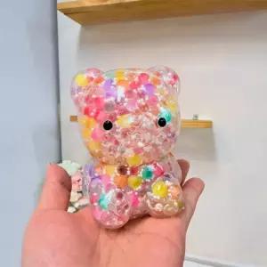 무지개곰인형 무지개 곰돌이 주물럭 색상랜덤1p 귀여운곰인형