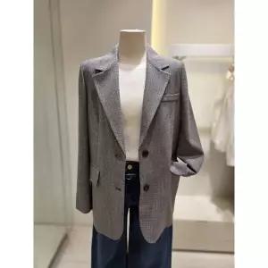 [SOUP](신세계 사우스시티) 잔체크 투버튼 자켓 (SC3JK3A)