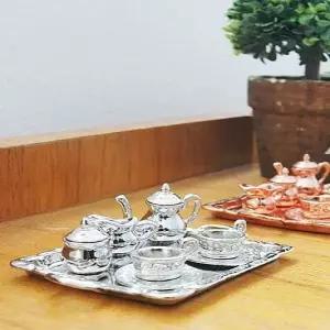 진짜 CHQ001E5 찻잔같은 신주 미니어처 찻잔세트