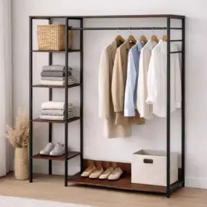 아트박스 가구느낌 캠드레스룸행거 스탠드 옷장 시스템 철제 1400