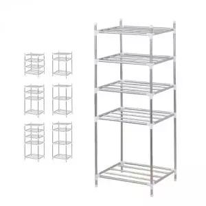 싱크대 주방스텐선반 냄비정리대 조립형 수납 거치대