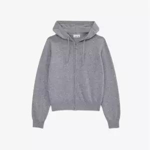 라코스테 여성 25FW 울 캐시미어 후드짚업 스웨터 AF401E-55N-CCA 323675