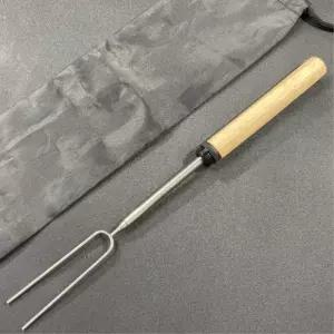 31-81cm 길이조절핸들 캠핑 대형포크 음식집게 홈카페