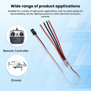 8A-17A 3V-30V 항공전자 펌프 드론 스위치 PWM 신호 제어 고전류 RC