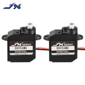 [호환품]JX 서보 DHV56MG 호환 디지털 코어리스 1.2kg 0.10 초 메탈 기어 HV 5.6g RC 자동차 로봇 비행기
