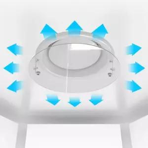 [룽스]천장형에어컨바람막이 날개 원형용34cm/가림막