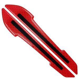 2pcs 3D 반사 스티커 Anticollision Anti-Scratch 백미러 외부 자동차 액세서리 야간 경고