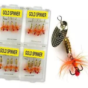 (다올)배스 쏘가리 꺽지 루어 낚시 씨타임 골드 스피너