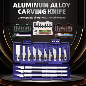 조각 칼 세트 조합  다기능 유틸리티 칼  나무 손 도구