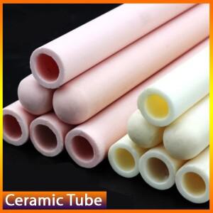 1600 ° C 고온 99% 알루미나 세라믹 열전대 보호 튜브 | 산업용 전기로 및 실험실용 폐쇄형 커런덤 외장