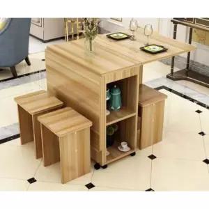 주방 렌지대 접이식 폴딩 식탁 선반 수납 밥솥받이 전자렌지 거치대 테이블