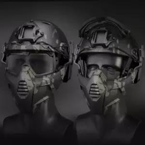 밀리터리 풀헬멧 전투 군용헬멧 마스크 안전장비 스포츠용 보호구