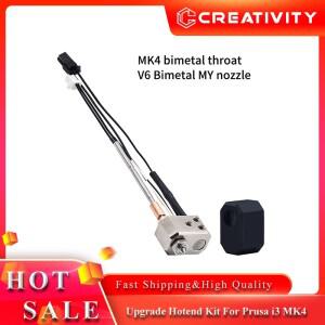 Prusa i3 MK4 XL 서미스터 히터 카트리지용 업그레이드 핫엔드 키트  히팅 블록 바이메탈 스로트 황동 깍지