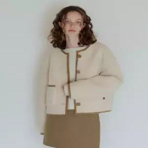 hane 스너그 시어링 자켓Soft Caramel