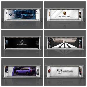 핫휠 1/64  주차장 조명 버전 합금 자동차 모형 장면 보관 진열 박스 수집 장난감