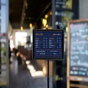 [룽스]스탠드꽂이 스냅 검정 A3 A4거치대 4766