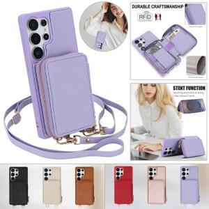 지퍼 가죽 지갑형 폰 케이스 삼성 갤럭시 S25 엣지  플러스 FE A17 커버