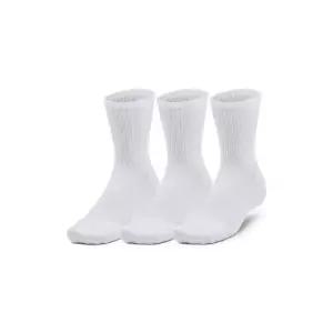 언더아머 UNDERARMOUR 3-MAKER 3팩 미드크루 양말 1373084-100 417600