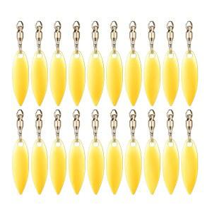 루어 제작용 20Pcs 콜로라도 버드나무 칼날 키트 실버 DIY 낚시 도구, 스피너 미끼 월아이 장비 액세서리 제작