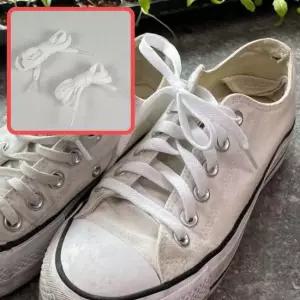 커스텀 일반 신발끈 화이트 120cm 흰색신발끈 운동화끈