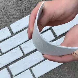 접착식 파벽돌 붙이는 60개 벽돌