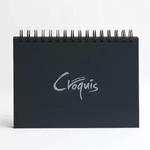 삼원 CK0베스트2 양장크로키 스프링 블랙 A4 105g -34212