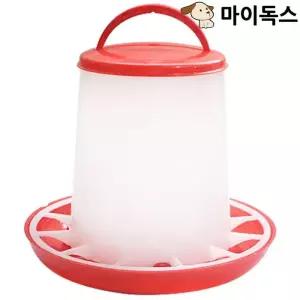 닭모이통 닭베스트물통 병아리 자동 사료통 닭먹이통 1.5kg